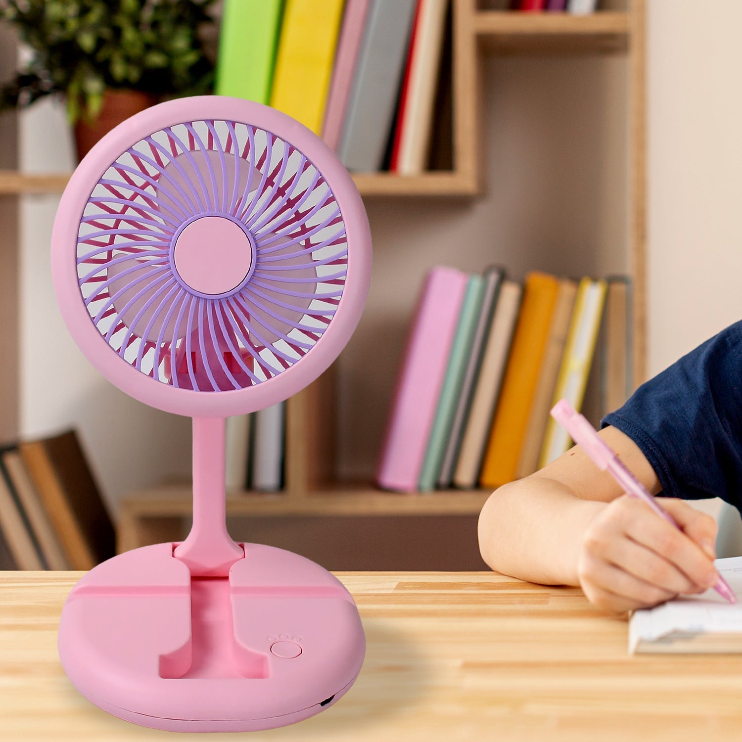 USB Rechargeable Portable Fan With LED Light Heavy Duty & Foldable Fan With Charging Port Home, Outdoor, Temple USB Rechargeable Portable Fan With LED Light Heavy Duty & Foldable Fan With Charging Port Home, Outdoor, Temple
